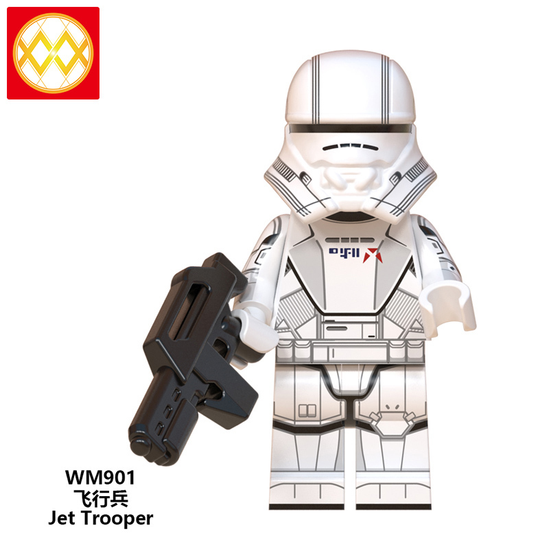 WM6082 Baby Yoda Mandalorian Knights of Ren Empire Mechanic Robot Wars Model Building Blocks Gift Toys For Children