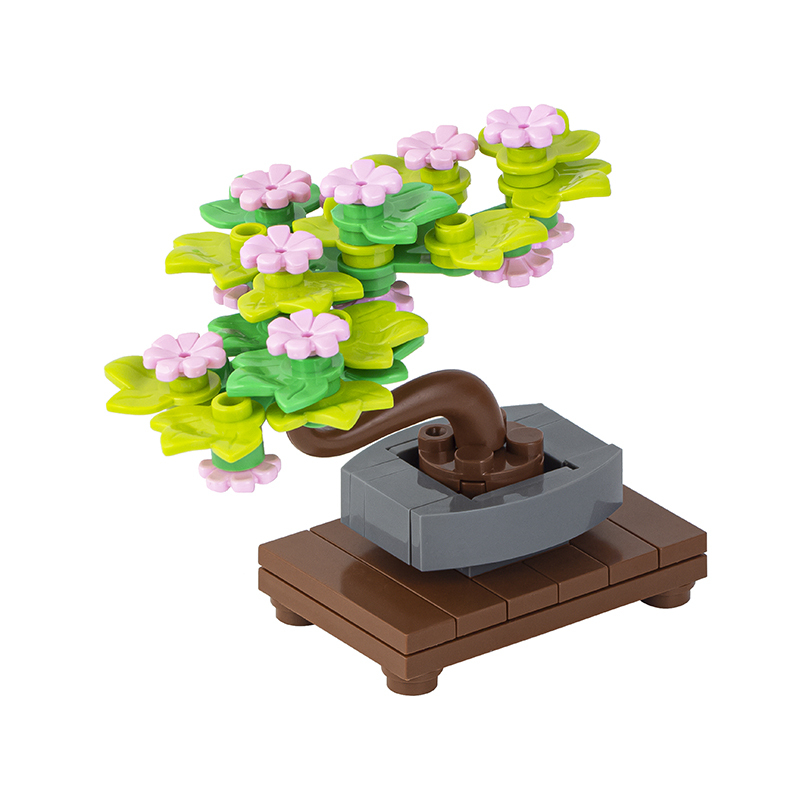 MOC0082-A City Series Furniture Bonsai Building Blocks Bricks Kids Toys for Children Gift MOC Parts