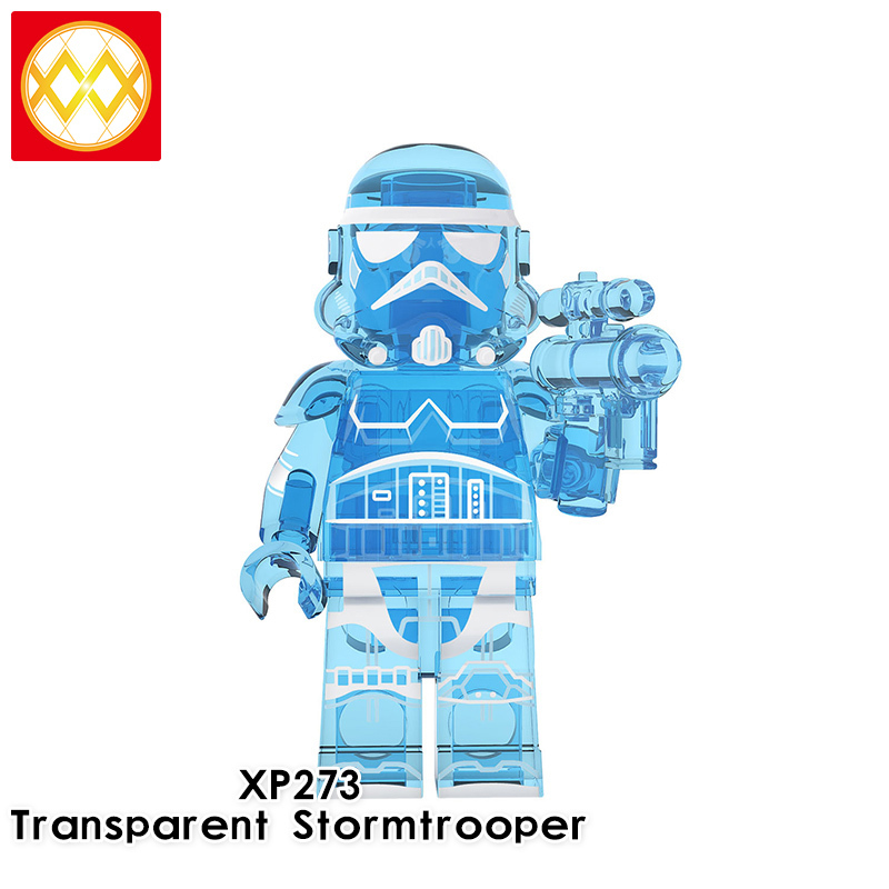 KT1035 Star Wars shadow stormtroopers Transparent Stormtrooper Phasma clone troopers Commando Darth Vader 442 Corps Building Blocks Kids Toys