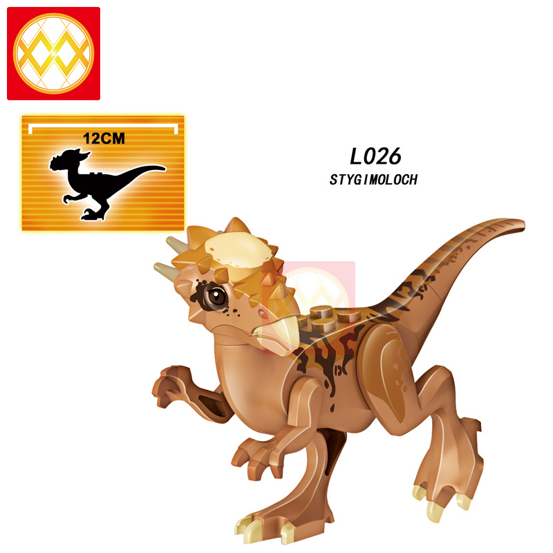 WM Jurassic Century Dinosaur World L018-029 Dinosaur Series Assembled Building Block Minifigure Toys for Children