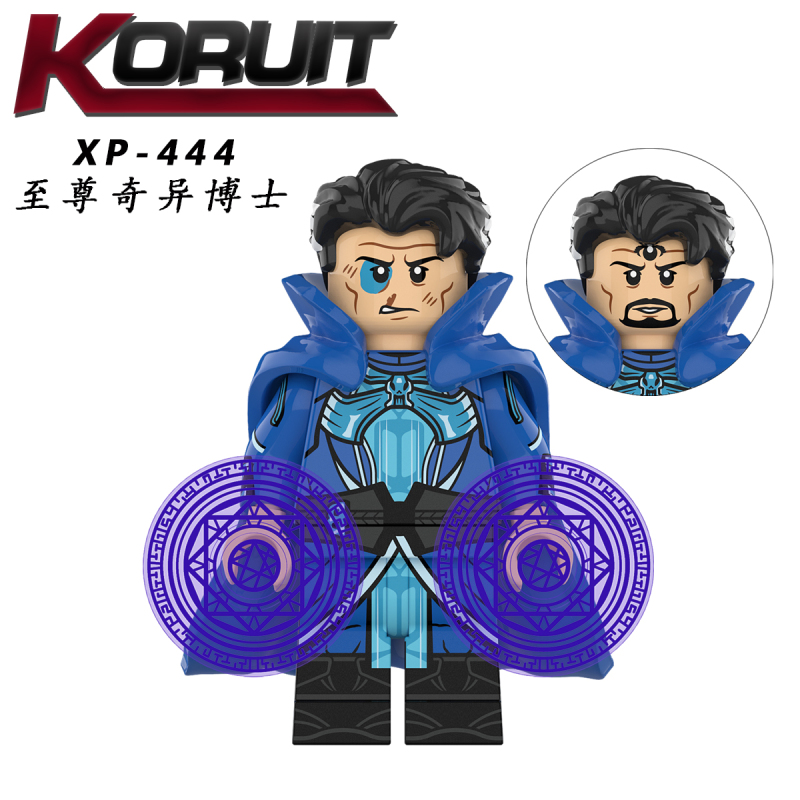 KT1058 Superheroes Professor X Doctor Strange Wanda Captain Marvel Mini action figures building block toy children gift XP443 XP444 XP445 XP446