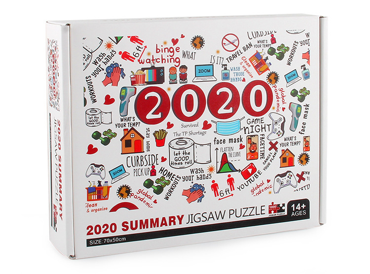 Hot Sale New Amazon 1000 Pieces Puzzle Epidemic  Puzzle 2020 Commemorative Edition