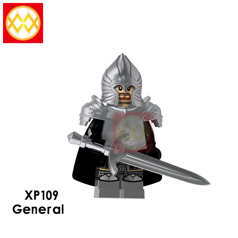 KT1015 Gravity Armor Sword Infantry The Archer General Spear Infantry Medieval Castles Building Blocks Kids Toys
