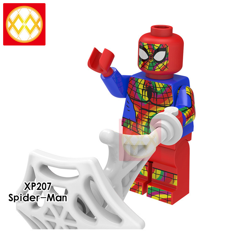 KT1028 Agent Venom Spider-Man Mysterio Super Hero Series Far From Home Movie Character Building Blocks Kids Toys