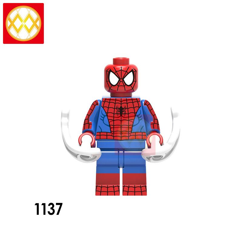 X0241 Green Devil Scorpion King Miles Morales Spider-Gwen Golden and Spider-Man Ultimate Spider-Man Building Blocks Kids Toys