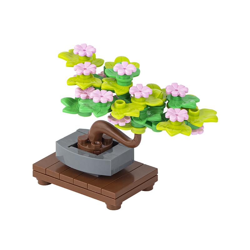 MOC0082-A City Series Furniture Bonsai Building Blocks Bricks Kids Toys for Children Gift MOC Parts