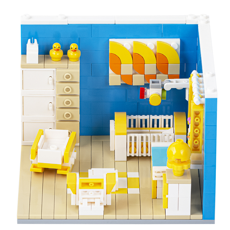 MOC4059 City Series Baby RoomBuilding Blocks Bricks Kids Toys for Children Gift MOC Parts