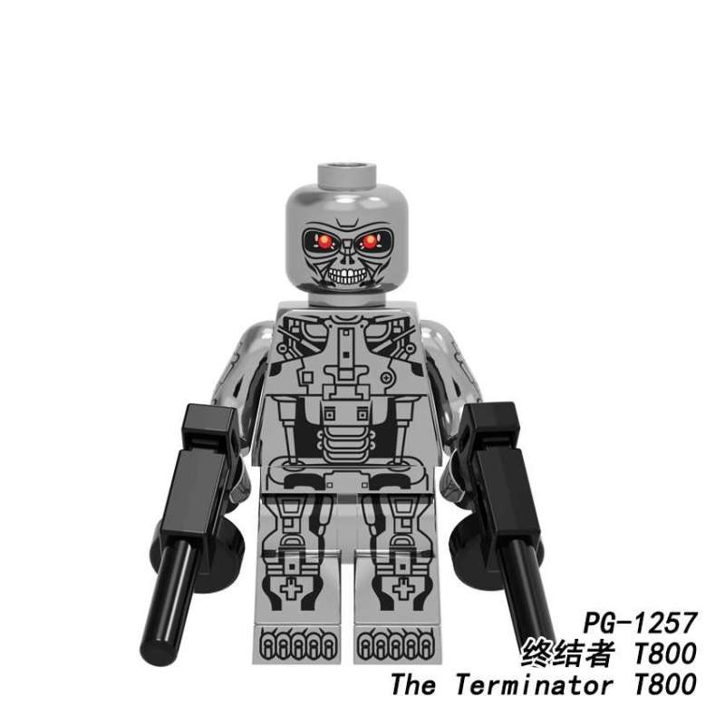 PG1257  The Terminator T800  Movie Action  Figures Building Blocks Kids Toys