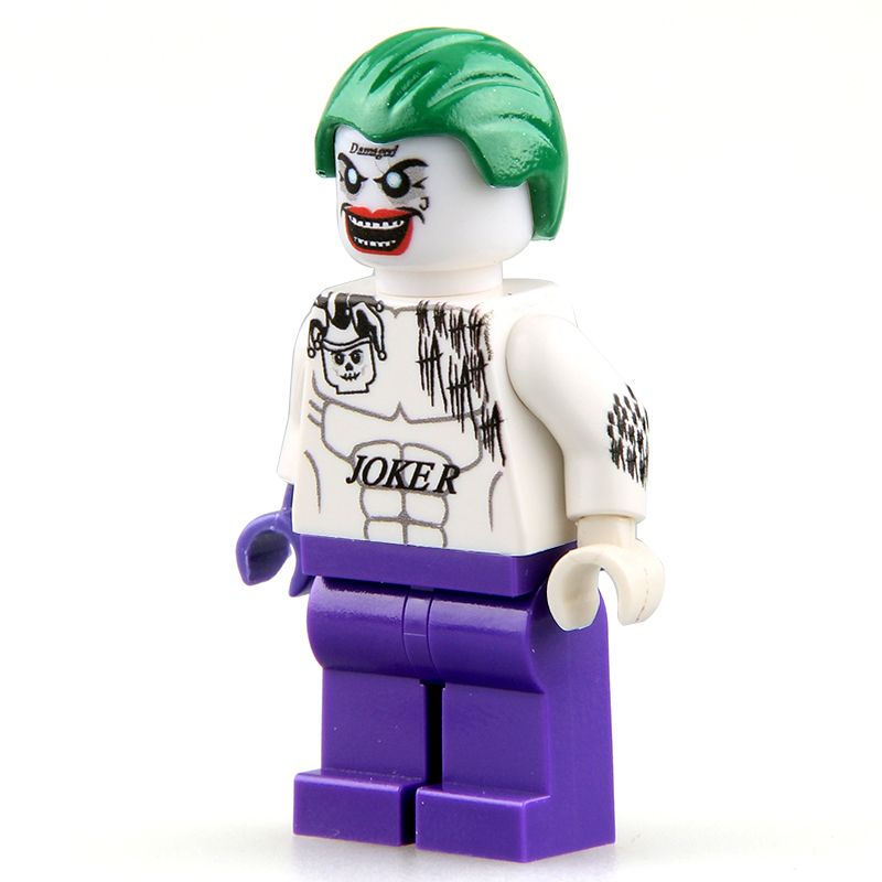 PG8013 DC Movie Hero Batman The Joker Harley Quinn Two-Face Starfire Poison Ivy Scarecrow Action Figure Building Blocks Kids Toys