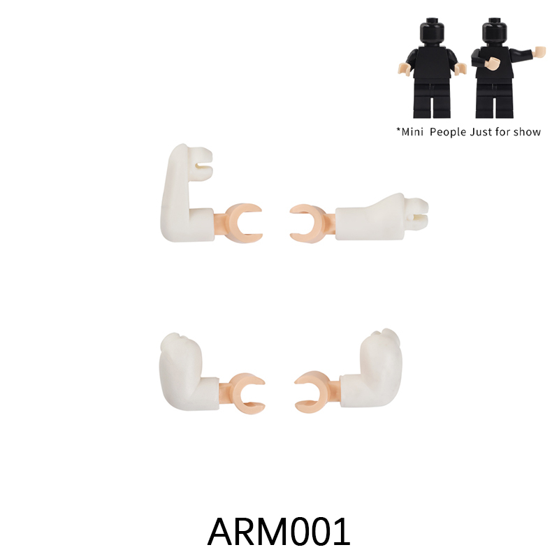 4PCS Set Figure Arms Accessories Compatible Figure Building Blocks Kids Toys