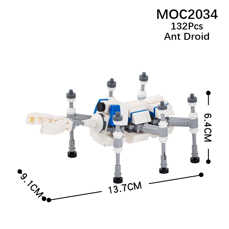 MOC2034 Star Wars Ant Droid DIY Model Building Blocks Educational Toys For Kids Gifts