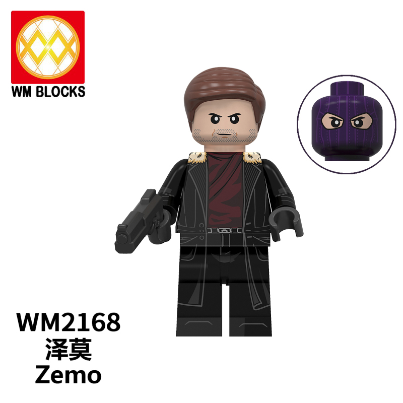 WM6117 TV Show Winter Soldier Karl Zemo The Fal-con John Walker Building Blocks Action Figures Toys