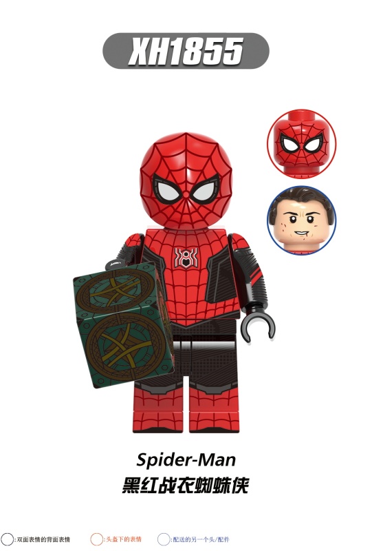 X0331 Marvel Spider Man Green Goblin Amazing Spider Man Doctor Strange Eddie Brock J.Jonah Jameson Super Hero Action Figure Building Blocks Kids Toys