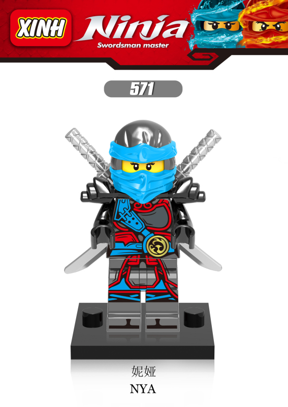 X0155 Ninja Ninja Nya Kuks Lloyd Levi Snake Kay X Samurai Master Wu Building Blocks Kids Toys
