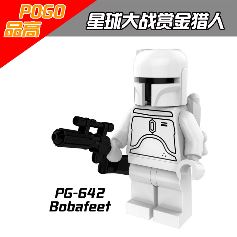 PG640 PG641 PG642 Bobafeet Jangofitt Star Wars Stormtrooper Bounty  Mandalorian Building Blocks Kids Toys