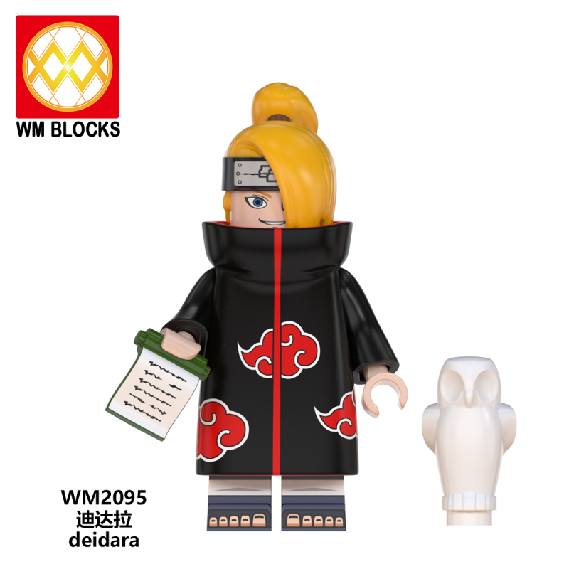 WM6106 Anime Naruto Hoshigaki Kisame Yahiko Konan Nagato Uchiha Itachi Zetsu Collection Action Figures Building Block Kids Toys