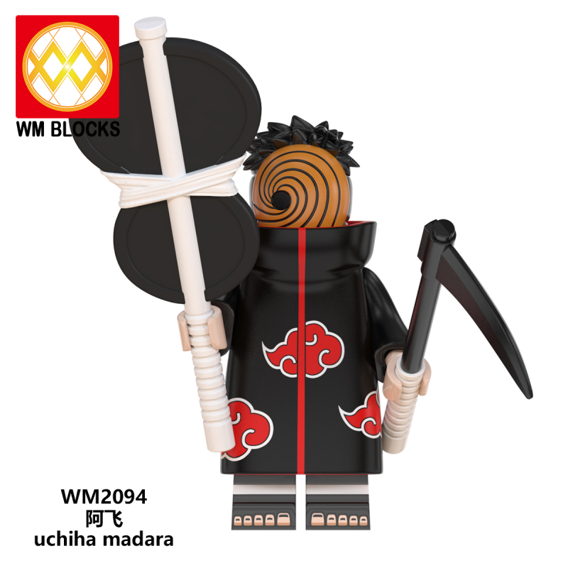 WM6106 Anime Naruto Hoshigaki Kisame Yahiko Konan Nagato Uchiha Itachi Zetsu Collection Action Figures Building Block Kids Toys