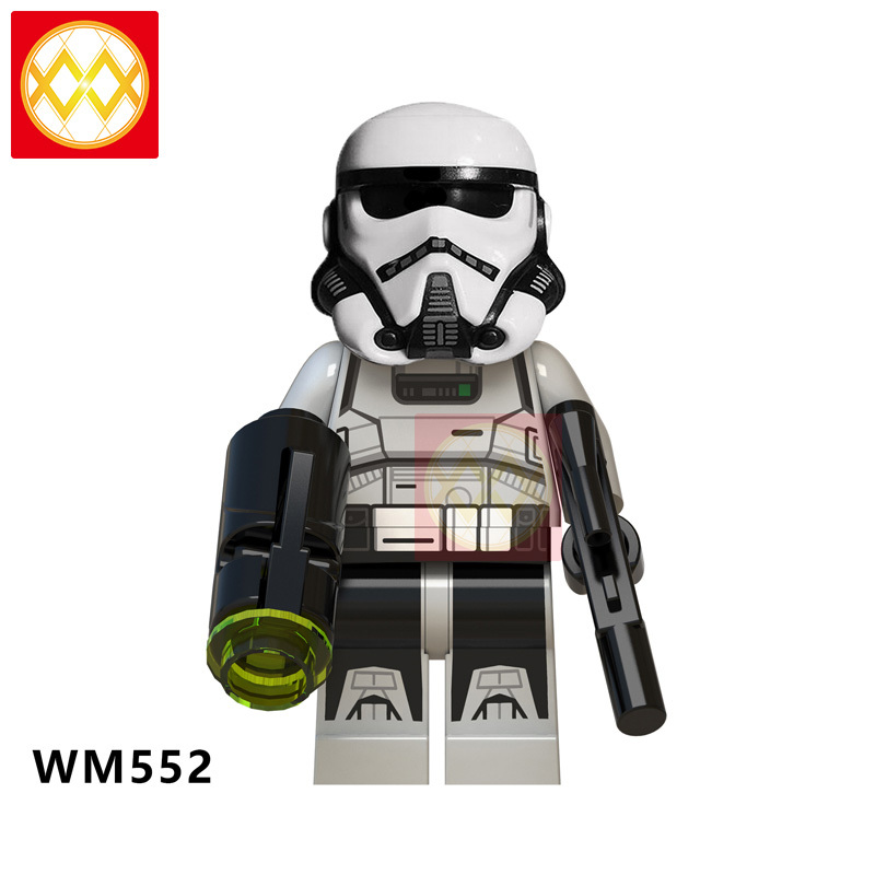 WM6036 Imperial Redcoat Army Soldier Stormtrooper Snowtrooper Clone Trooper Action Figures Building Blocks Toys For Children