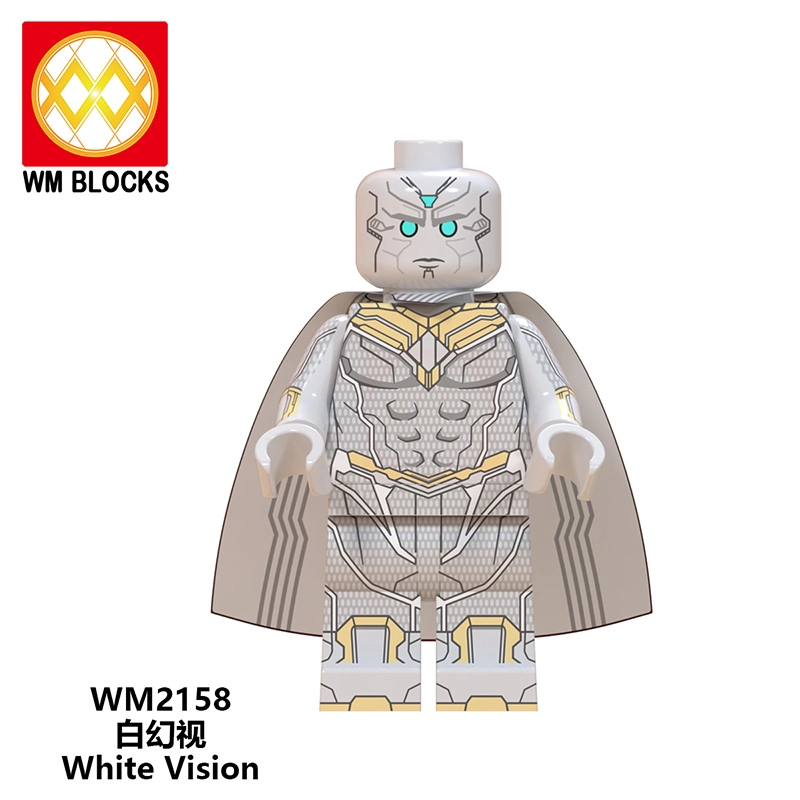 WM6115 MOVIE Super Heroes New Vision Wanda Witch Bily Tommy Speed Mini Action Figures Building Blocks Toys