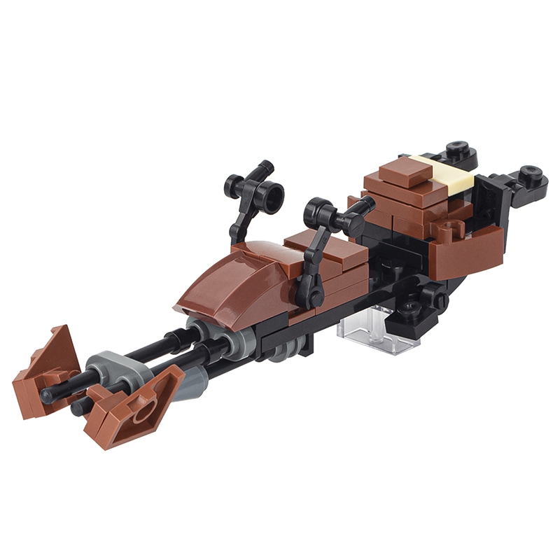 MOC2025 Star Wars 74-Z Speeder Bike Model DIY Educational Toys Buildig Blocks Bricks Kids Toys for Children Gift MOC Parts 