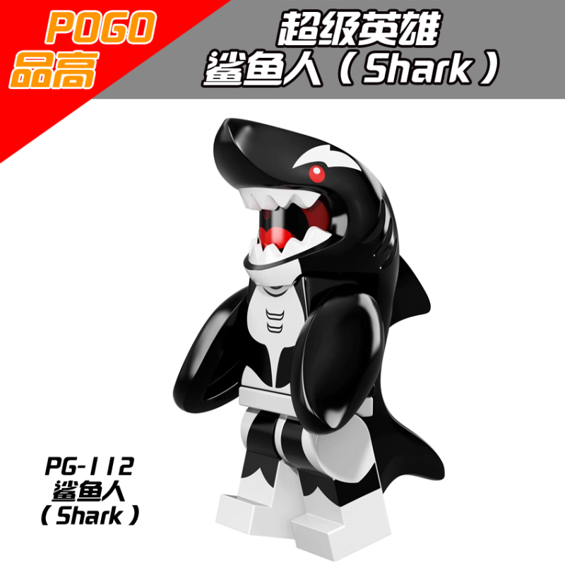 PG8033 DC Super Hero Movie Batman Robin Gordon Shark Joker Rabbit Pharaoh Action Figure Building Blocks Kids Toys