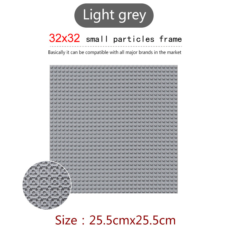 Double-sided 32*32 Dots Baseplates For Small Bricks City DIY Building Blocks Base Plate Part Moc Accessories Display Case Gifts