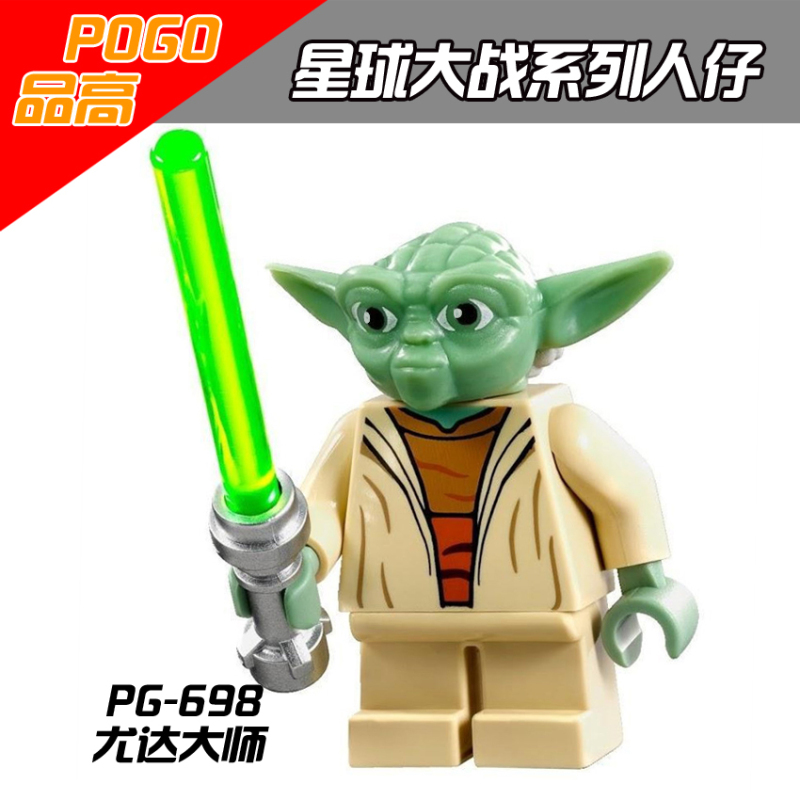 PG8049 Finn Anakin Skywalker K-3PO Master Yoda Leia Building Blocks Kids Toys