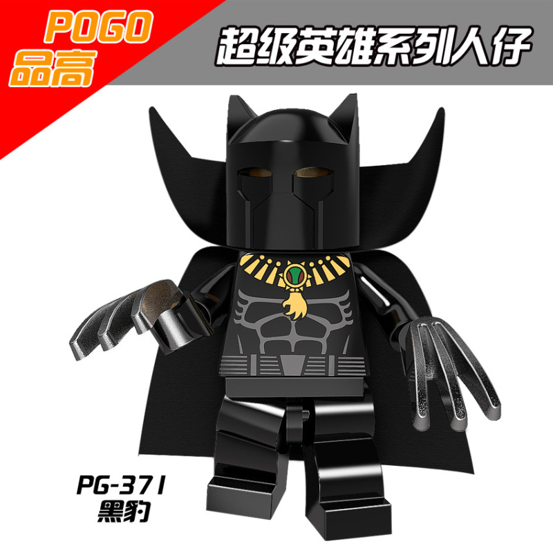 PG8088 Movie Super Hero Batman Black Panther Clayface Captain America The Flash Jubilee Arnim Zola Action Figure Building Blocks Kids