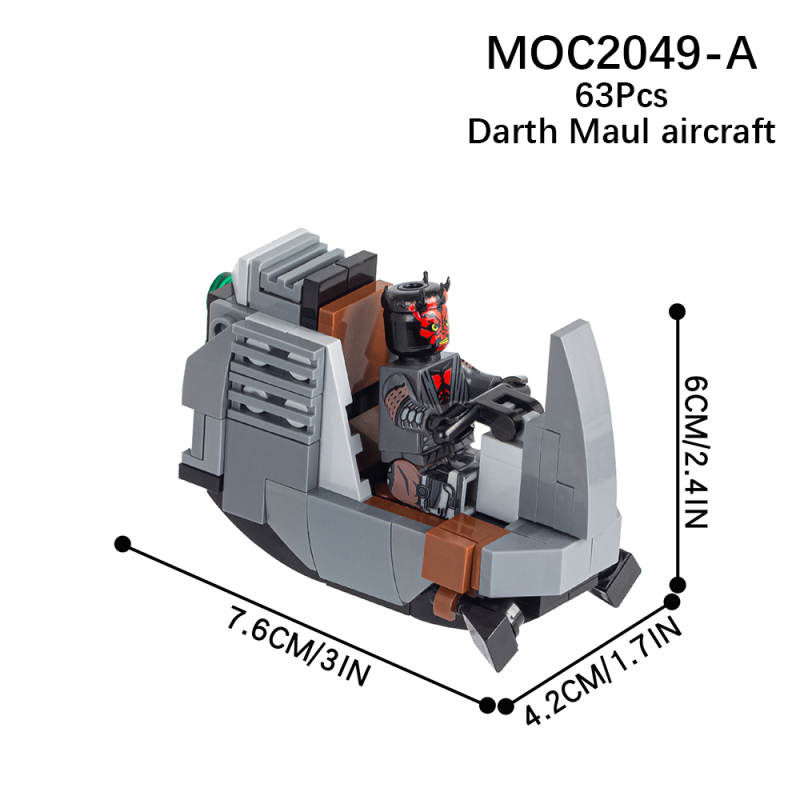 MOC2049 Star Wars Series Darth Maul Bracket Building Blocks Bricks Kids Toys for Children Gift MOC Parts