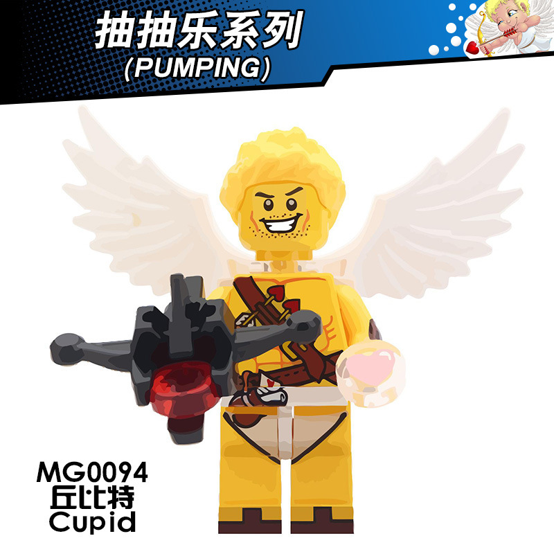 MG9001 Stump Thief Little Devil Biochemical  Cupid Vampire Lester Deadpool KFC Wayfarer Action Figure Compatible Building Block Toys For Kids