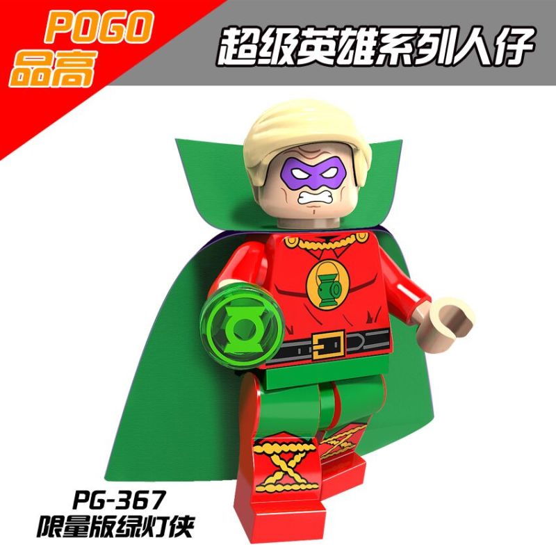 PG8085 Super Heroes The Joker Spawn Doctor Fate Rorschach Supergirl Green Lantern Blink Captain Marvel Building Blocks Kids Toys
