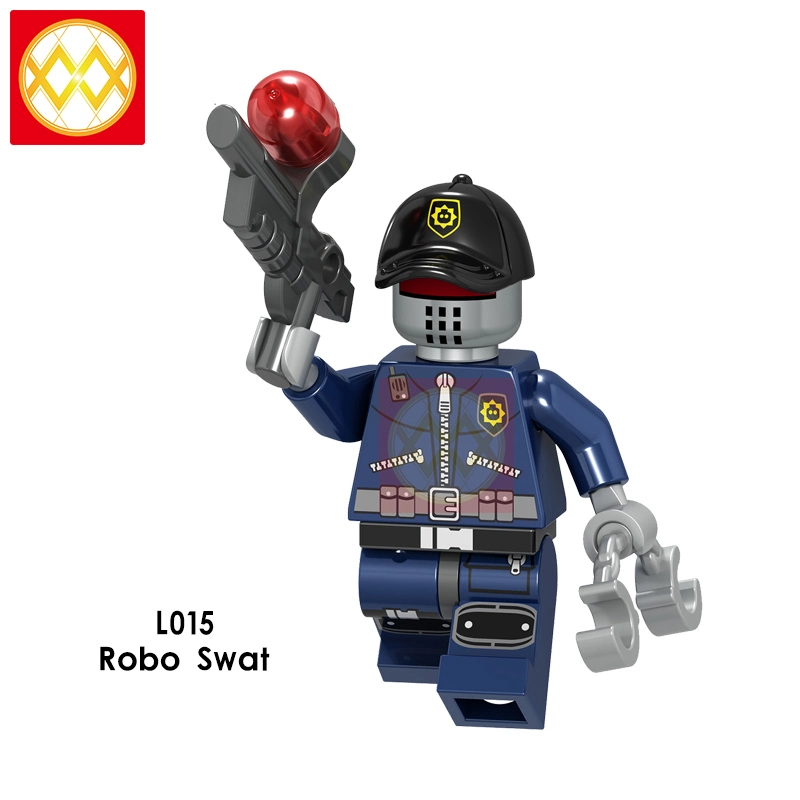 L009-016 Emmet Wyldstyle Sheriff Not-a-robot Gordon Zola Bad Cop Robo Swat Vitruvius Building Blocks Kids Toys
