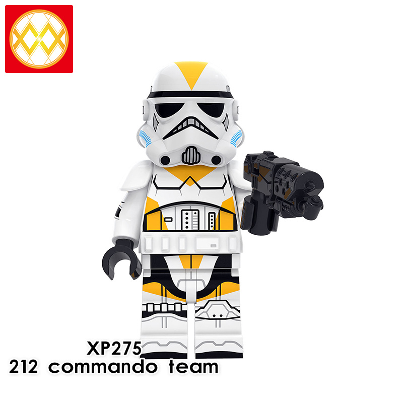 KT1035 Star Wars shadow stormtroopers Transparent Stormtrooper Phasma clone troopers Commando Darth Vader 442 Corps Building Blocks Kids Toys