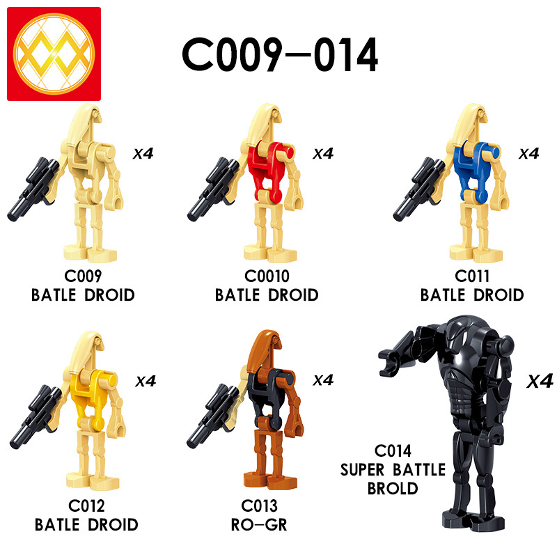 C009-014 SUPER BATLE DROID RO- GR Building Blocks Kids Toys