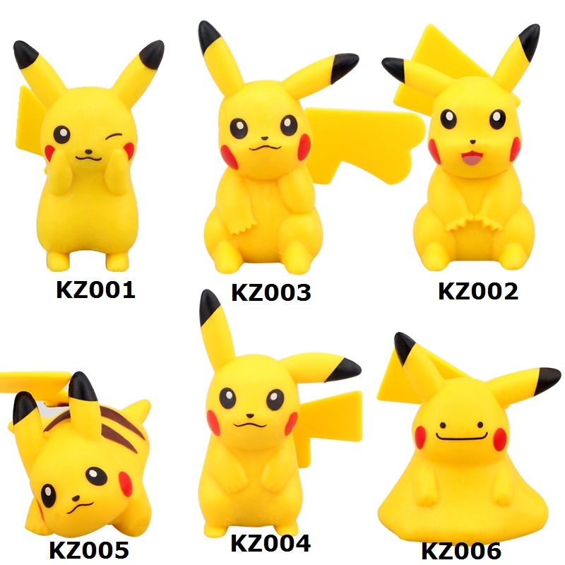 Hot Sale Pokemon go Action figure Pocket Pikachu Toys Gifts for kids KZ001 KZ002 KZ003 KZ004 KZ005 KZ006
