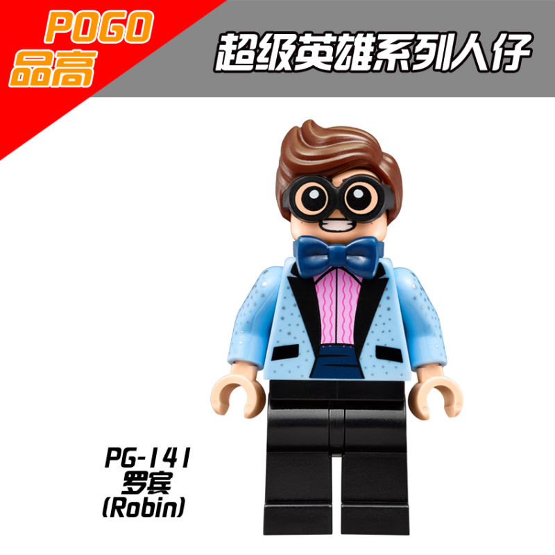 PG8042 DC Movie Super Hero Batman Robin Riddler Scarecrow Bruce Wayne Kite Man Two-Face Action Figure Building Blocks Kids Toys