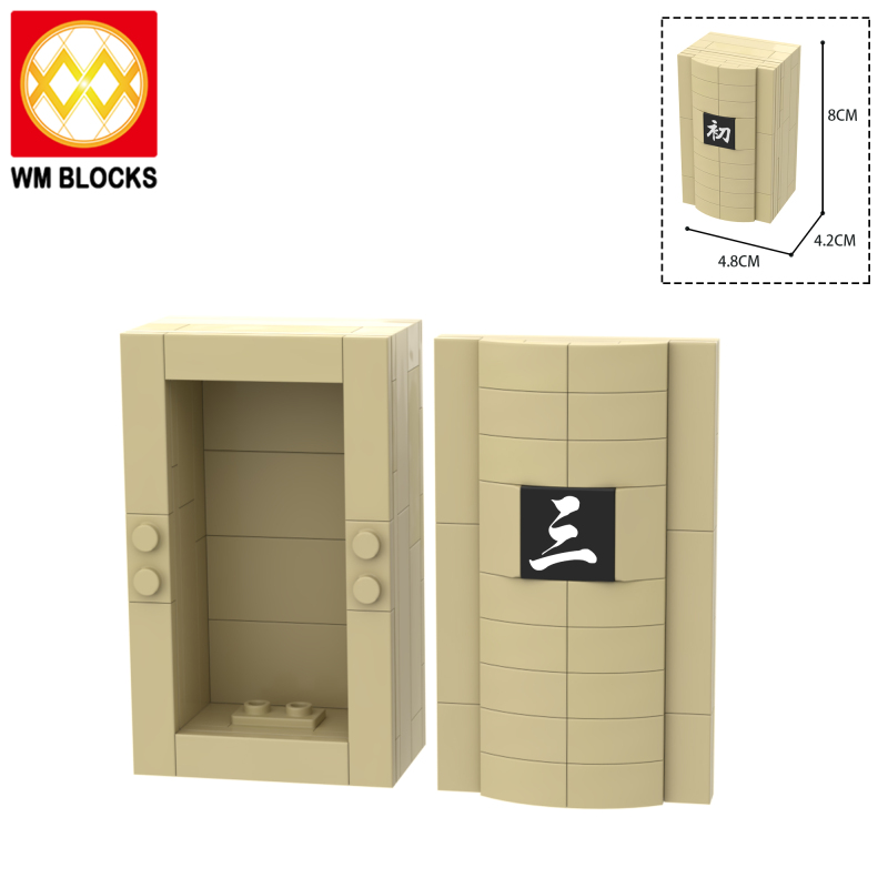 MOC1007 Naruto Edo Tensei Buliding Blocks Bricks Mini Action Figures Heads series Educational Assembly Kids Toys Gifts