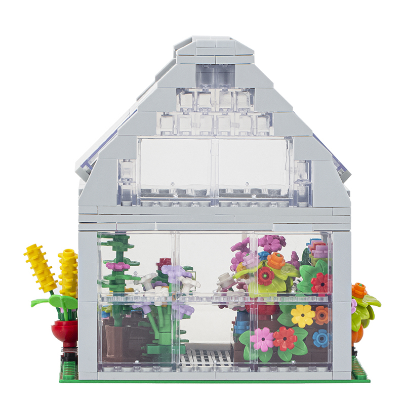 MOC3012 City Series Flower House Building Blocks Bricks Kids Toys for Children Gift MOC Parts