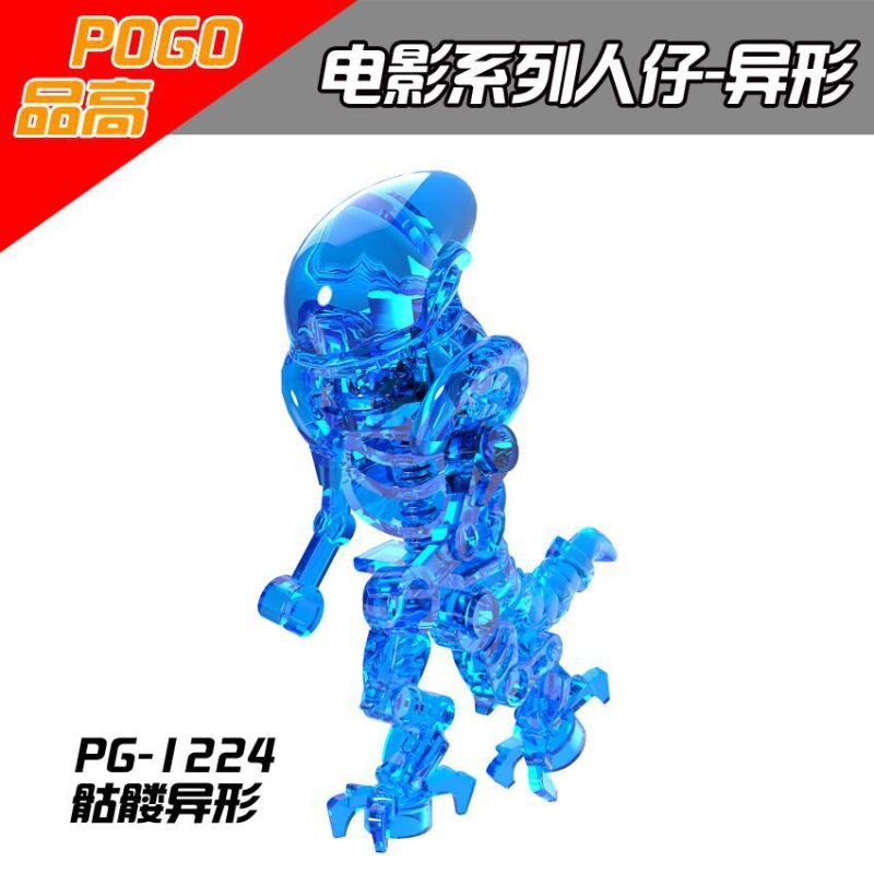 PG1214 PG1223 PG1224 PG1225 Alien Action  Figures Building Blocks Kids Toys