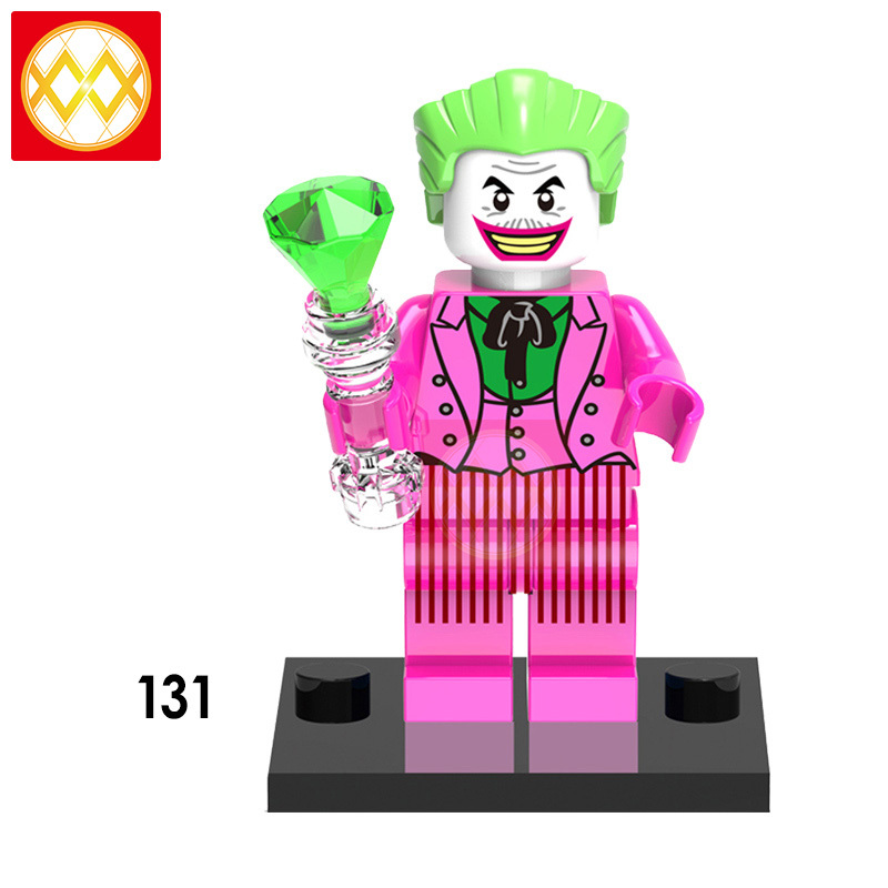 X0111 DC Movie Batman Robin Joker Catwoman Frozen Man Super hero Building Blocks Kids Toys