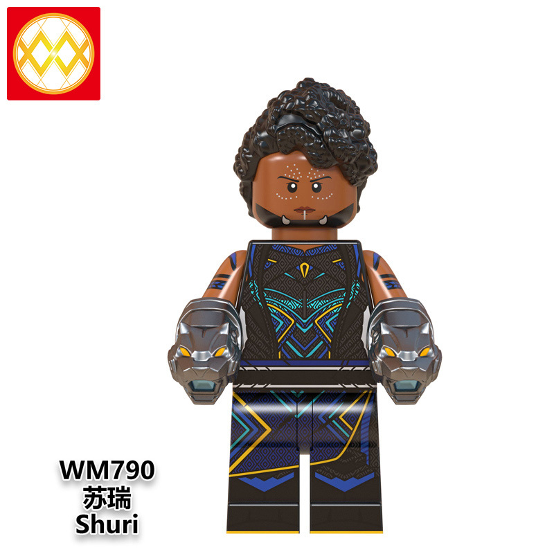 WM6072 Shuri Aveng Endgame mini action Figures Black Panther Building Blocks Bricks Education Children Toys Gift WM785 WM791 WM792