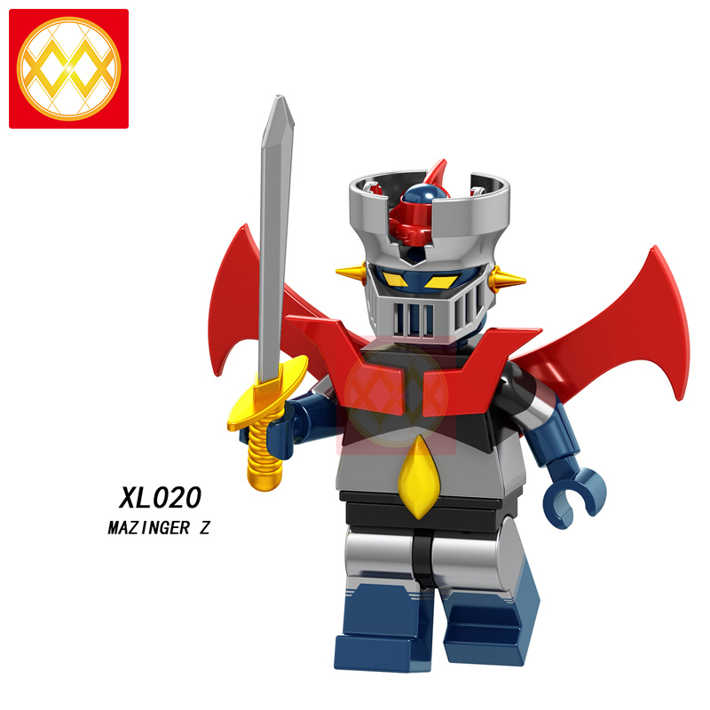 WM Kamen Rider Iron Man No. 28 Knight Man Baltan Starman Devil Series Assembled Building Block Minifigure Gifts for Adults and Children