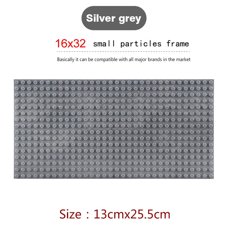 16*32 Dots Classic Base Plates for Small Bricks Toy City Construction Baseplates Board Building Blocks Base Plate Kids Toys Gift