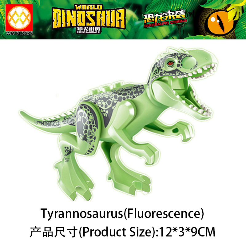 Mini Action Figure Small Dilophosaurus Velociraptor Pteranodon Stygimoloch Building Blocks Education Scale Animal Dinosaur Toys