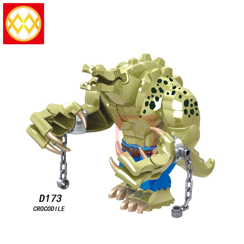 D173 Marvel Hero Series Big Crocodile Man Single Adult Toy Assembling Building Block