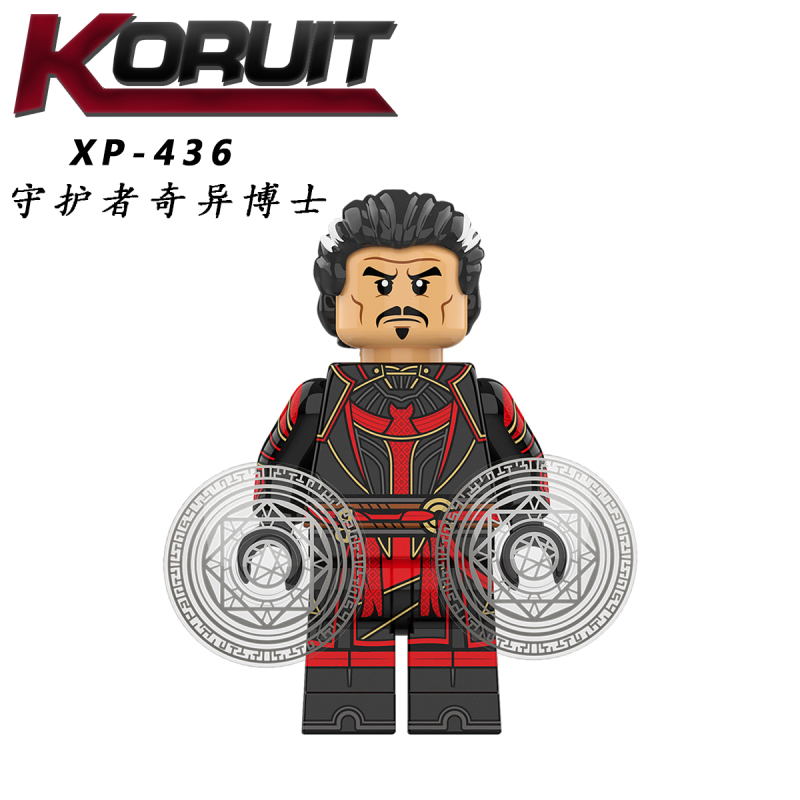 KT1057 Marvel Super Hero Doctor Strange Wong America Chaves Baron Mordo Scarlet Witch Action Figure Building Blocks Kids Toys