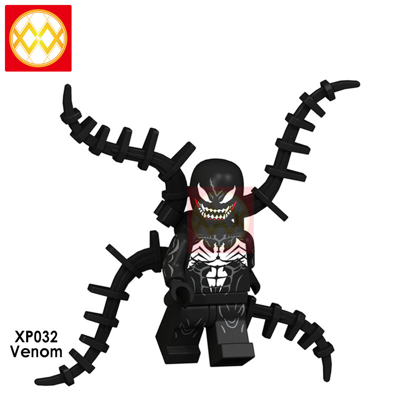 KT1004 Deadpool Unworthy Thor Venom Mister Freeze Hydra Thor Batman Movie Figures Super Hero Building Blocks Kids Toys