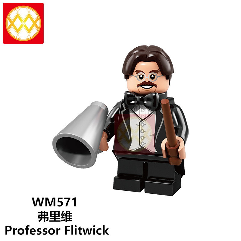 WM6041 Flitwick Dumbledore Longbottom Luna Diggory Trelawney Harrys Novel Movie Collection Building Blocks Toys for Children