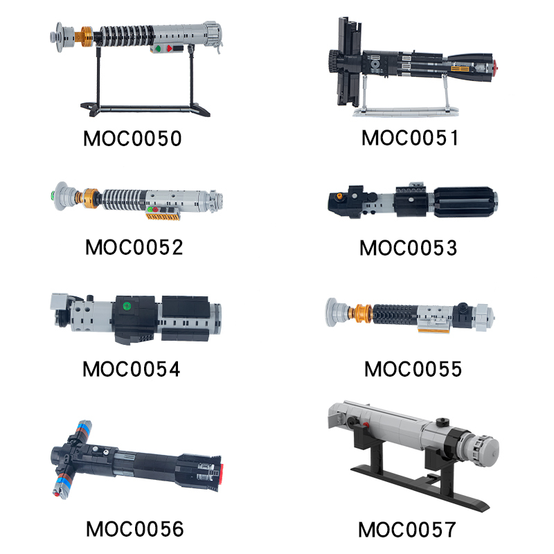 MOC Star Wars Series Lightsabers Accessories Building Blocks Bricks Kids Toys for Children Gift MOC Parts