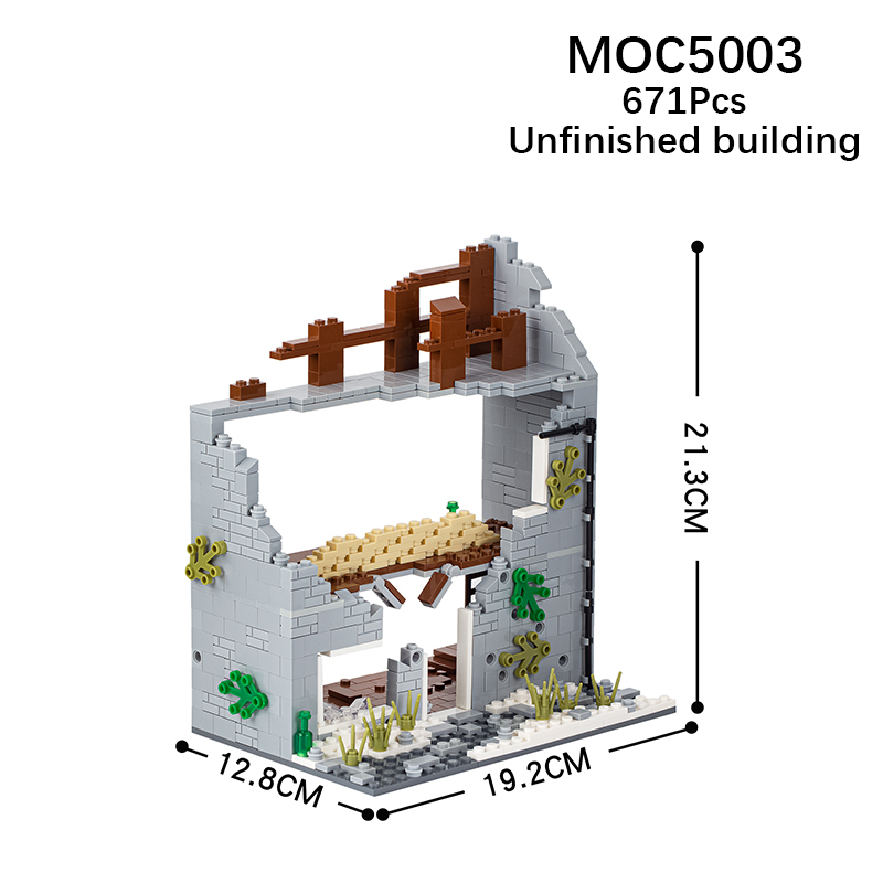 MOC5003 Military Series Unfinished Building Building Blocks Bricks Kids Toys for Children Gift MOC Parts